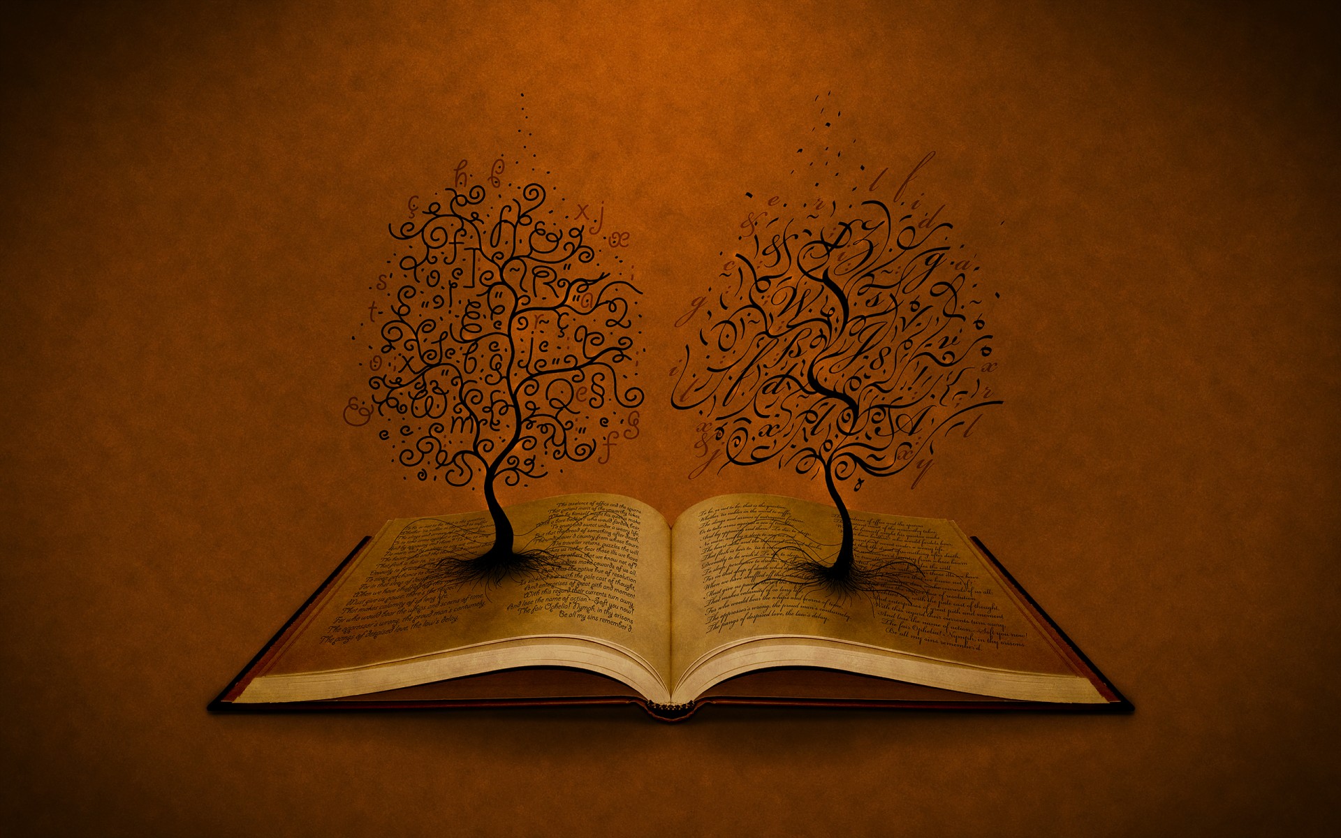 libro alberi lettere