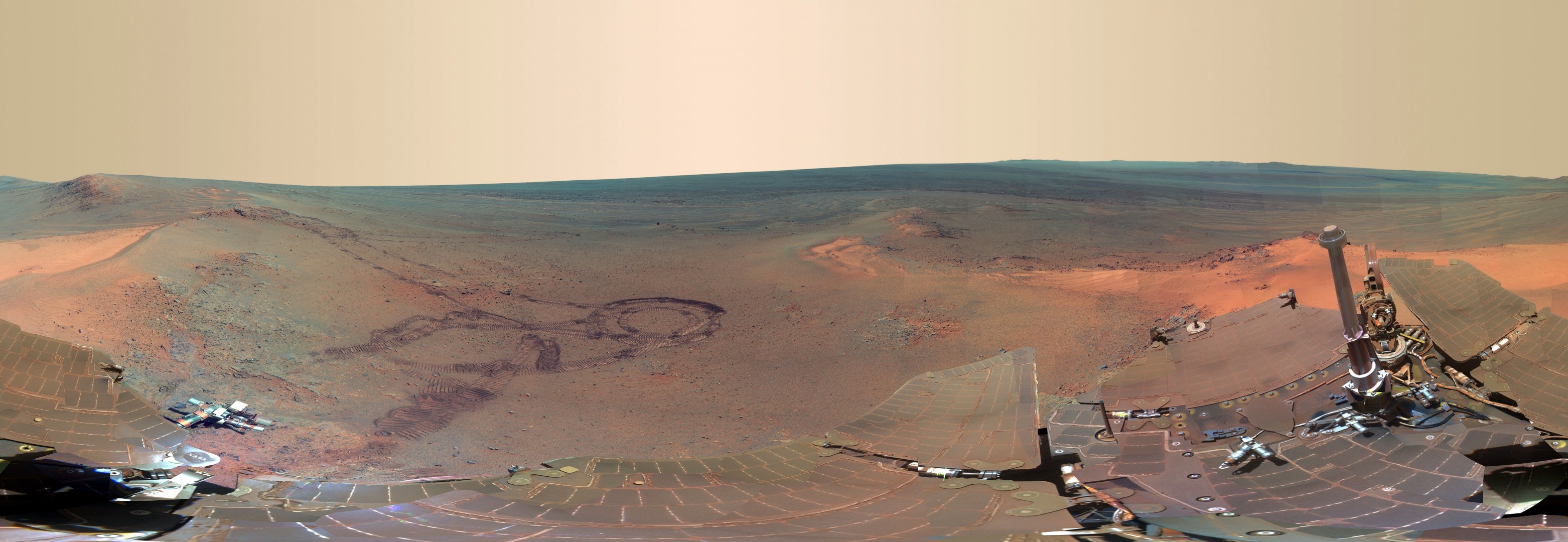 rover mars montagne panorama grilis-heven