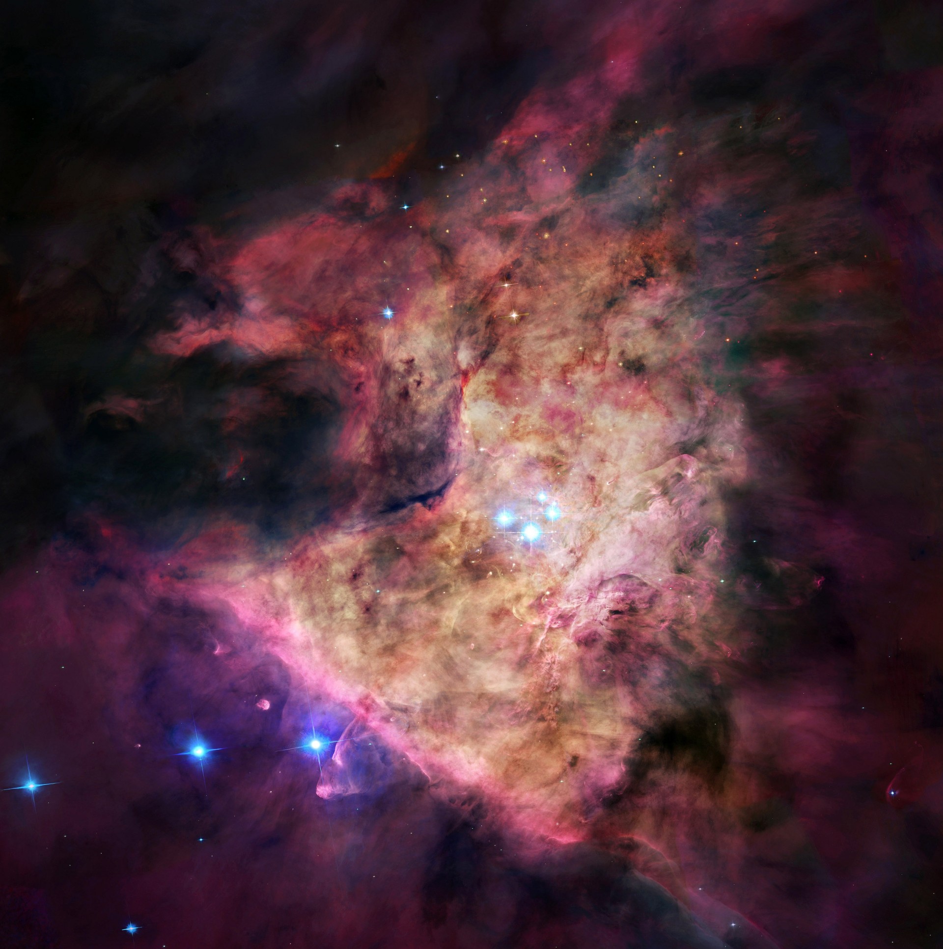 staub orion gas nebel konstellation