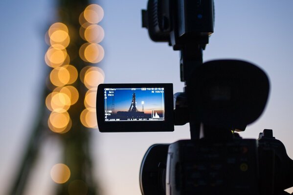 Capture du lancement de la fusée en direct