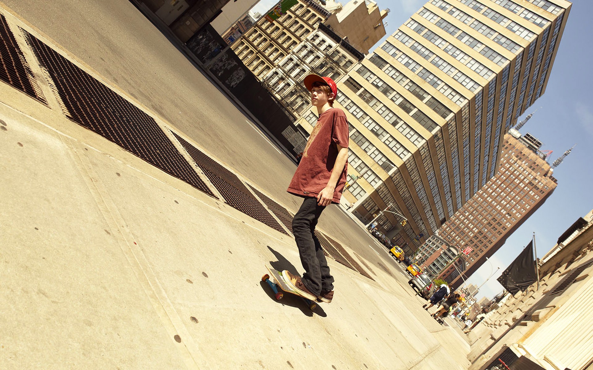 roman laurent romain laurent creativo calle distorsión inclinación chico skate tratoir humor ka