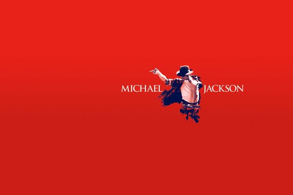 Verschwommenes Bild des tanzenden Michael Jackson