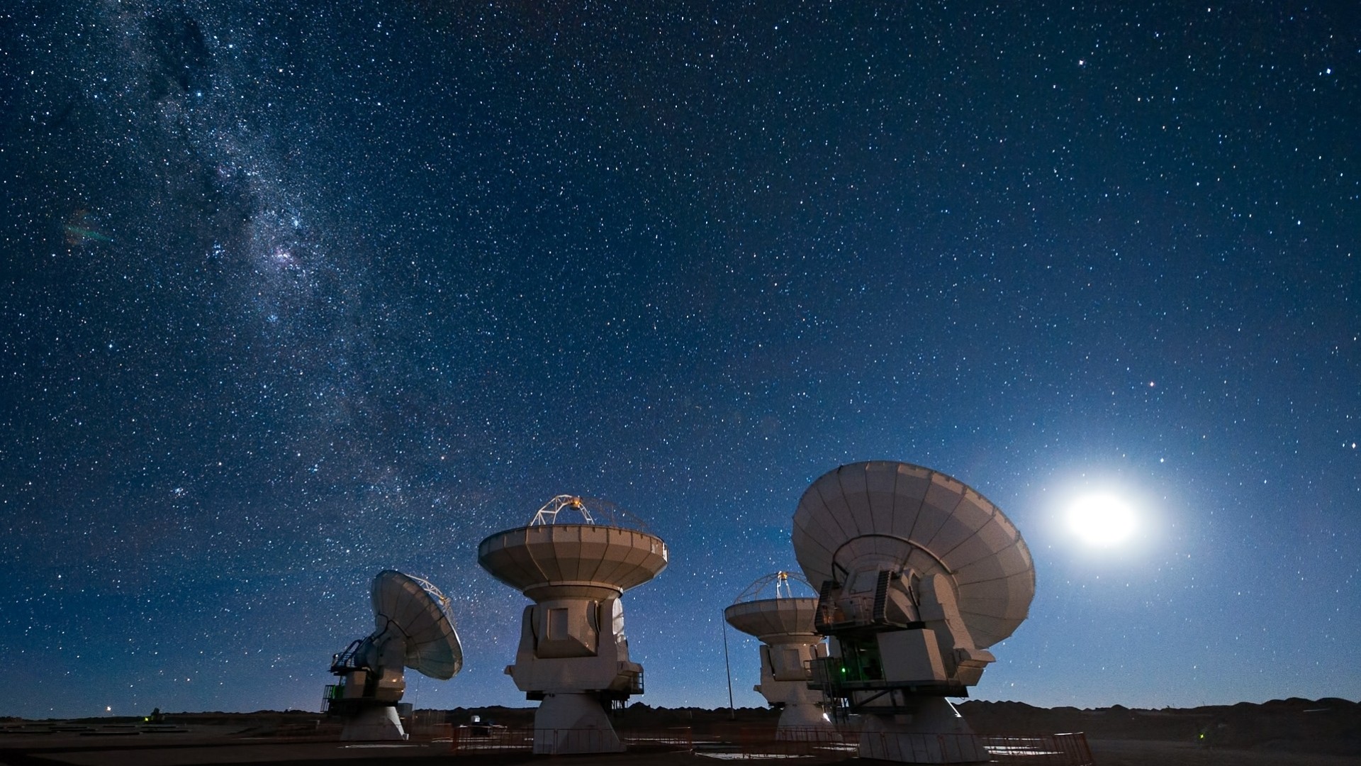 raum mond astronomie milchstraße himmel