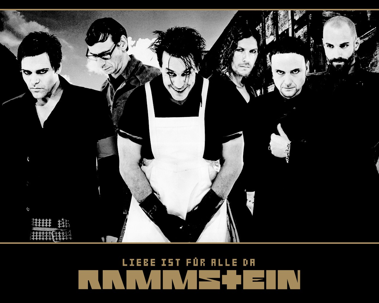 rammstein in bianco e nero till lindemann