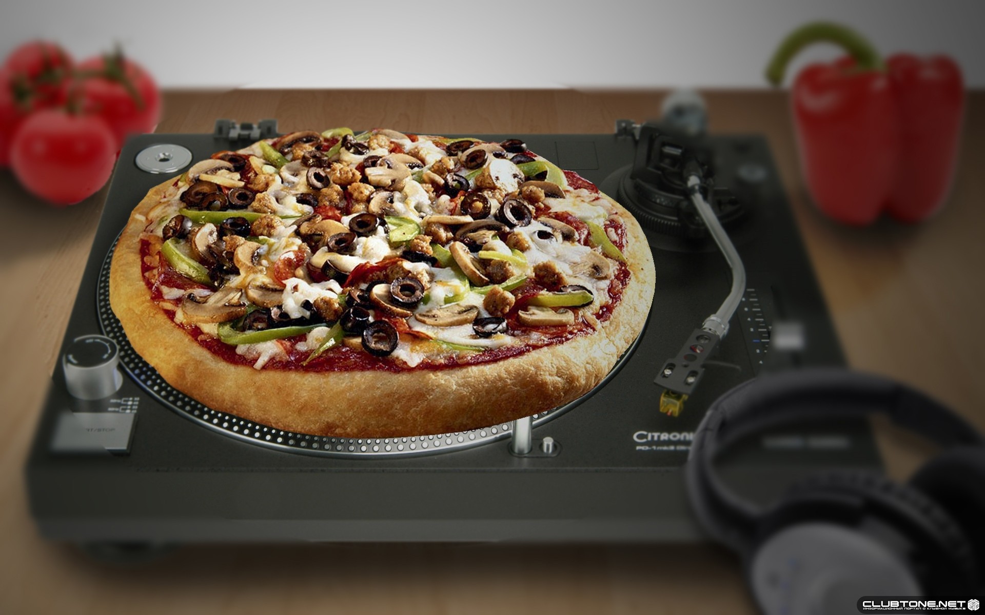 musik fernbedienung pizza