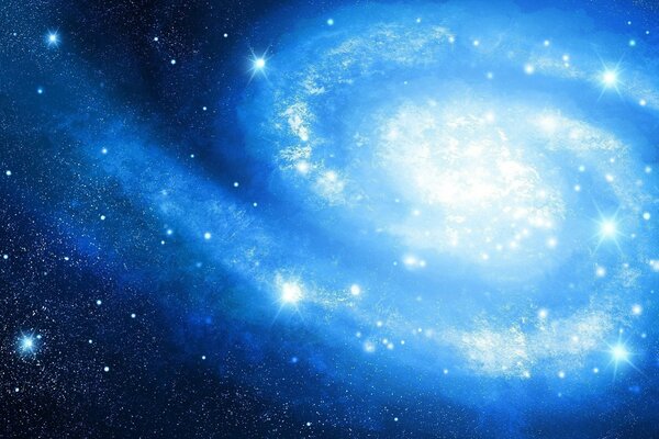 Belle image de la galaxie dans l espace ouvert