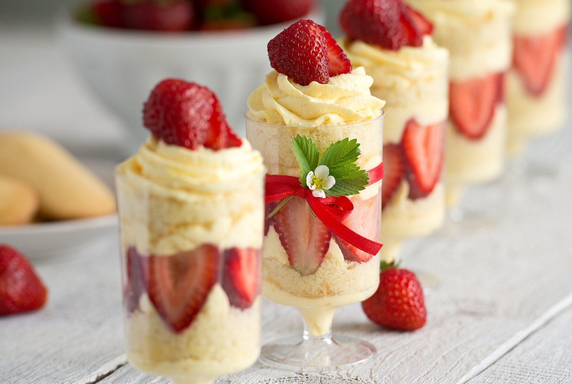 fraise baies repas doux dessert