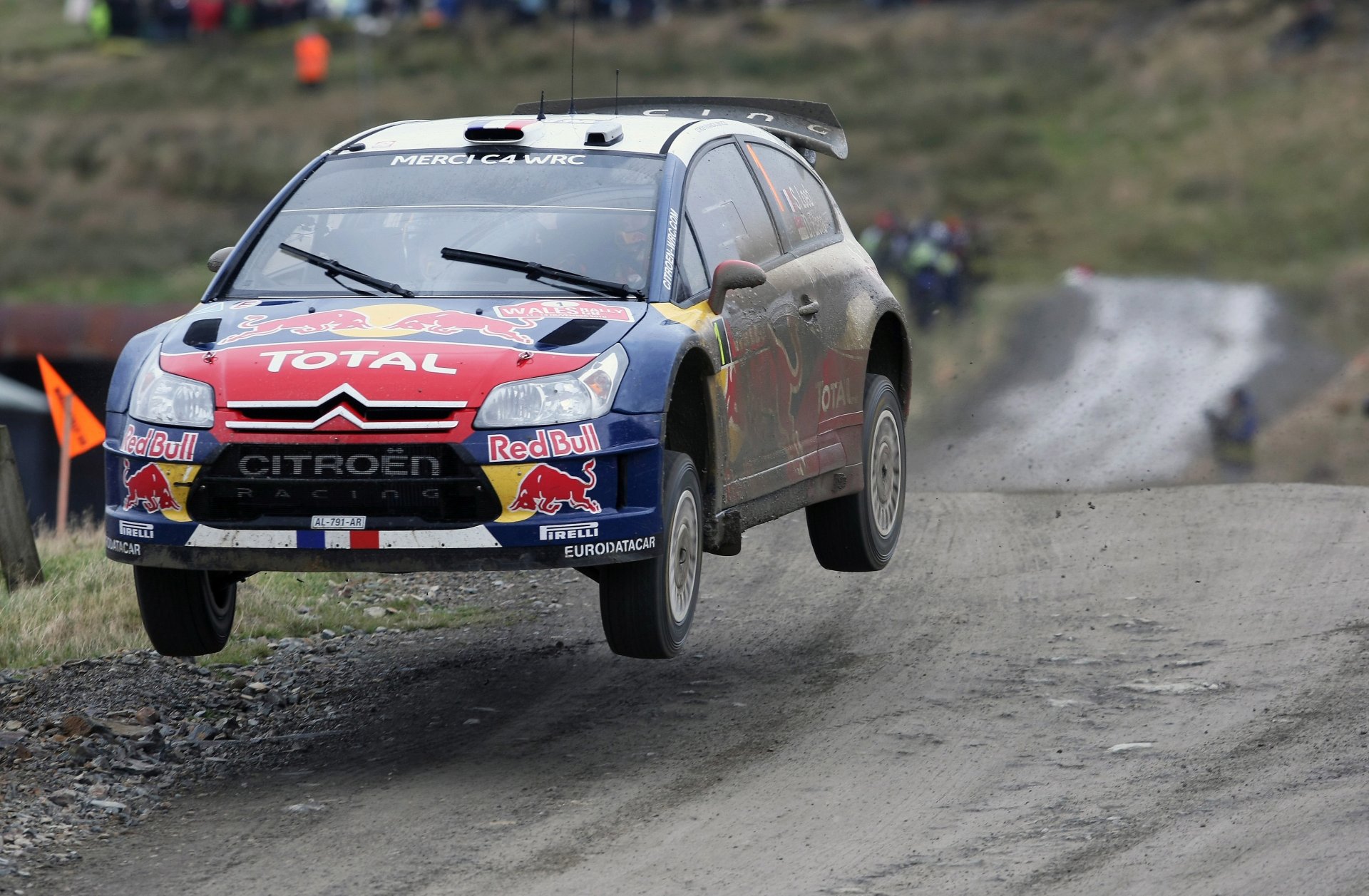 citroen c4 rally sebastien ogier chuck speed light flight dirt flie