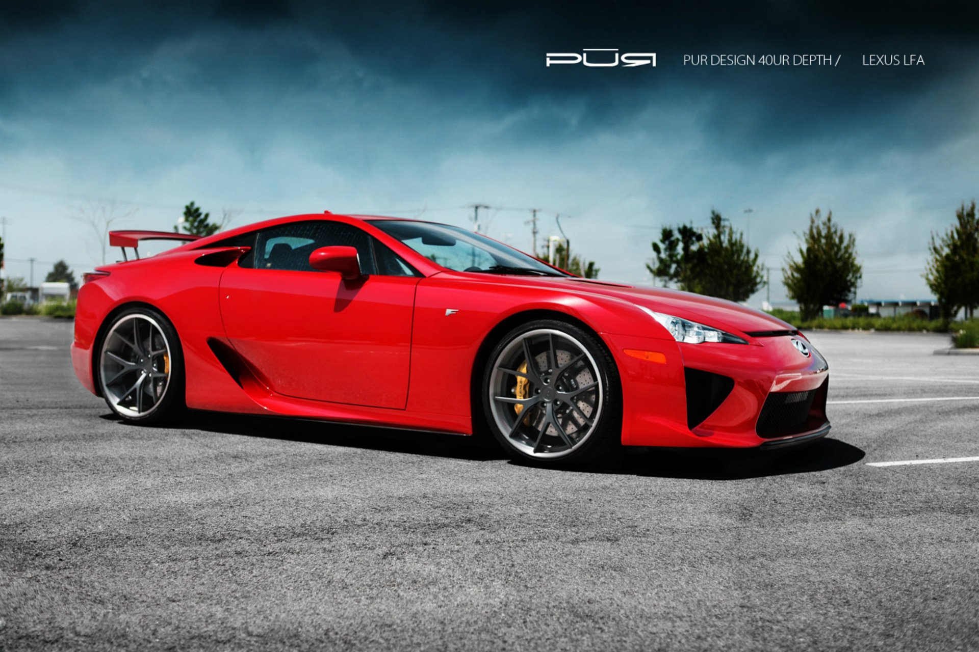 lexus lf-a proyecto reignfire lfa lexus rojo