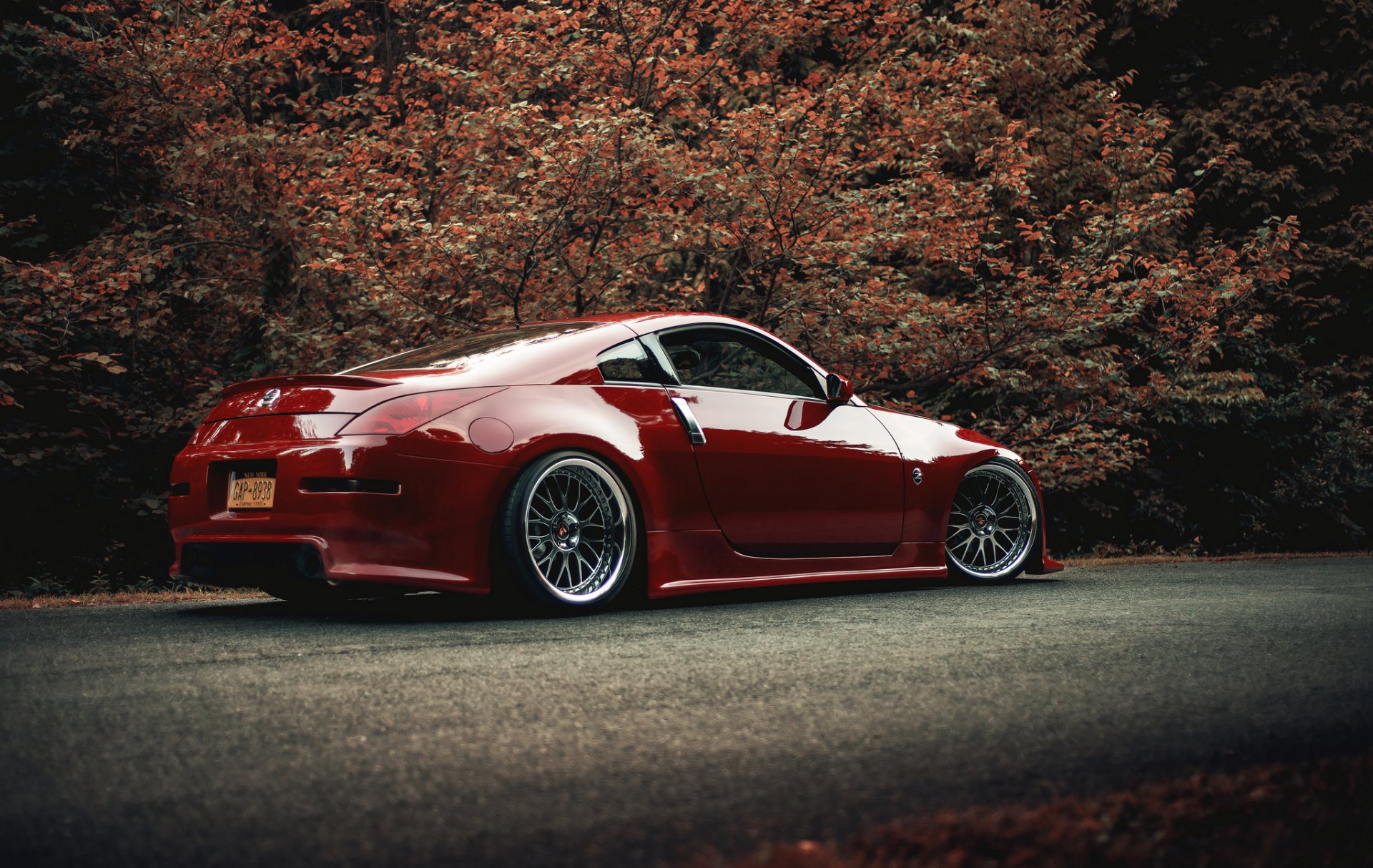 nissan 350z rojo posición nissan rojo kit de carrocería carretera