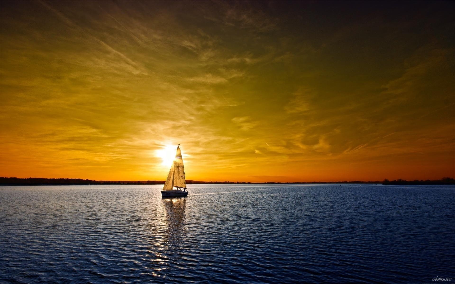 ea the sky sunset sail the sun yacht