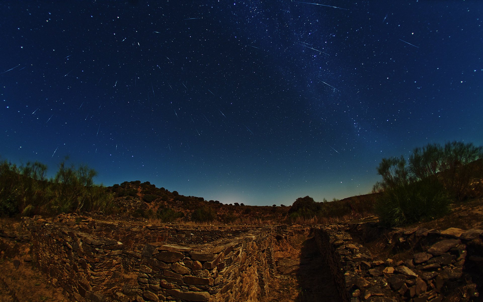 draconidi pioggia di meteoriti spagna