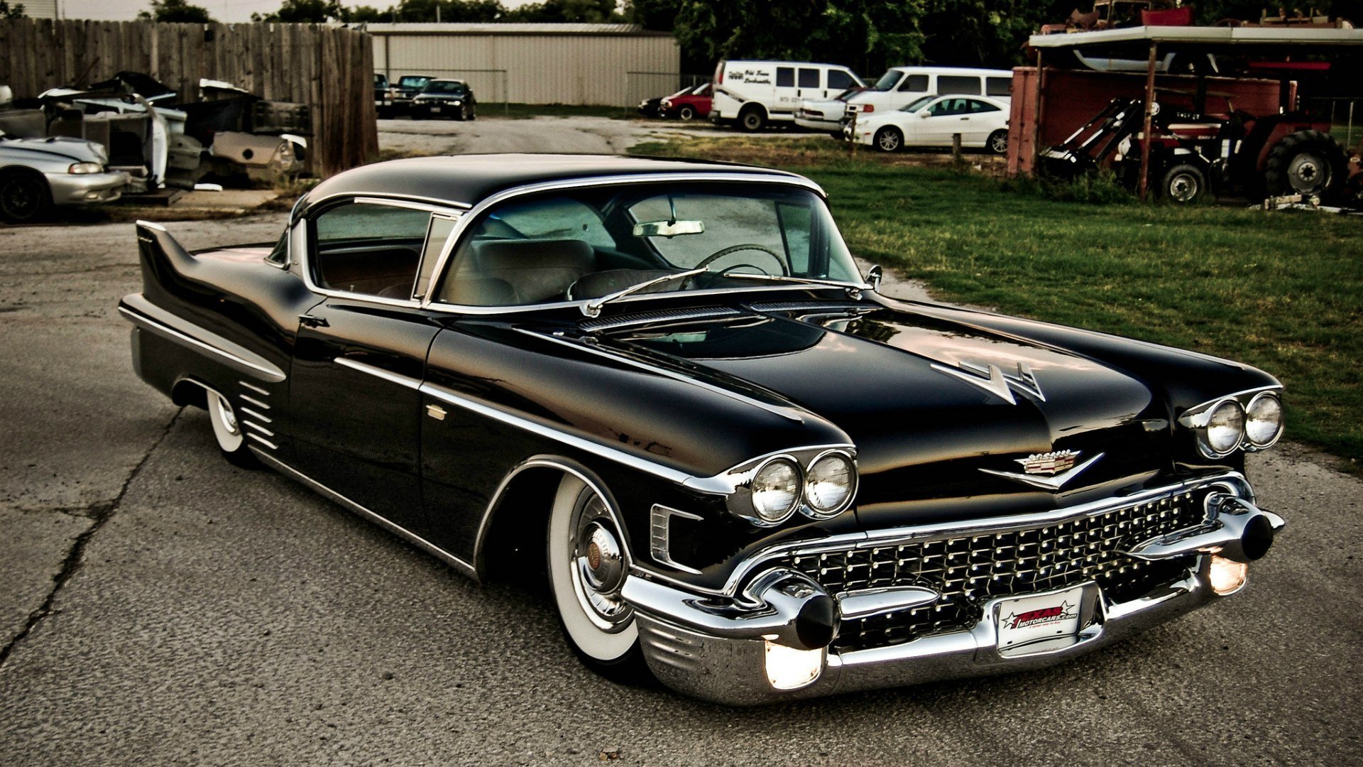 cadillac coupé de ville oldtimer schwarz cadillac klassiker