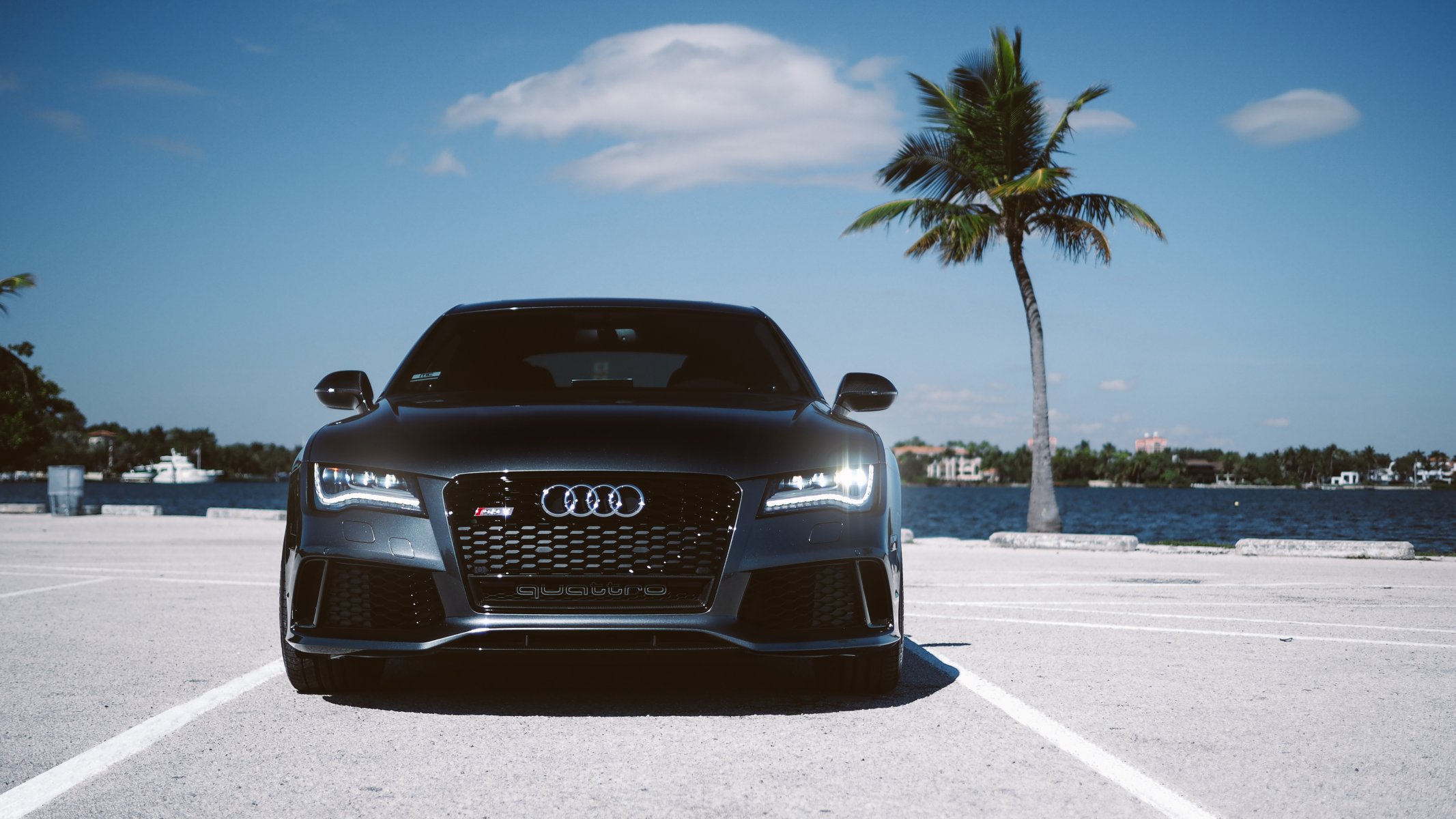 audi rs7 aparcamiento