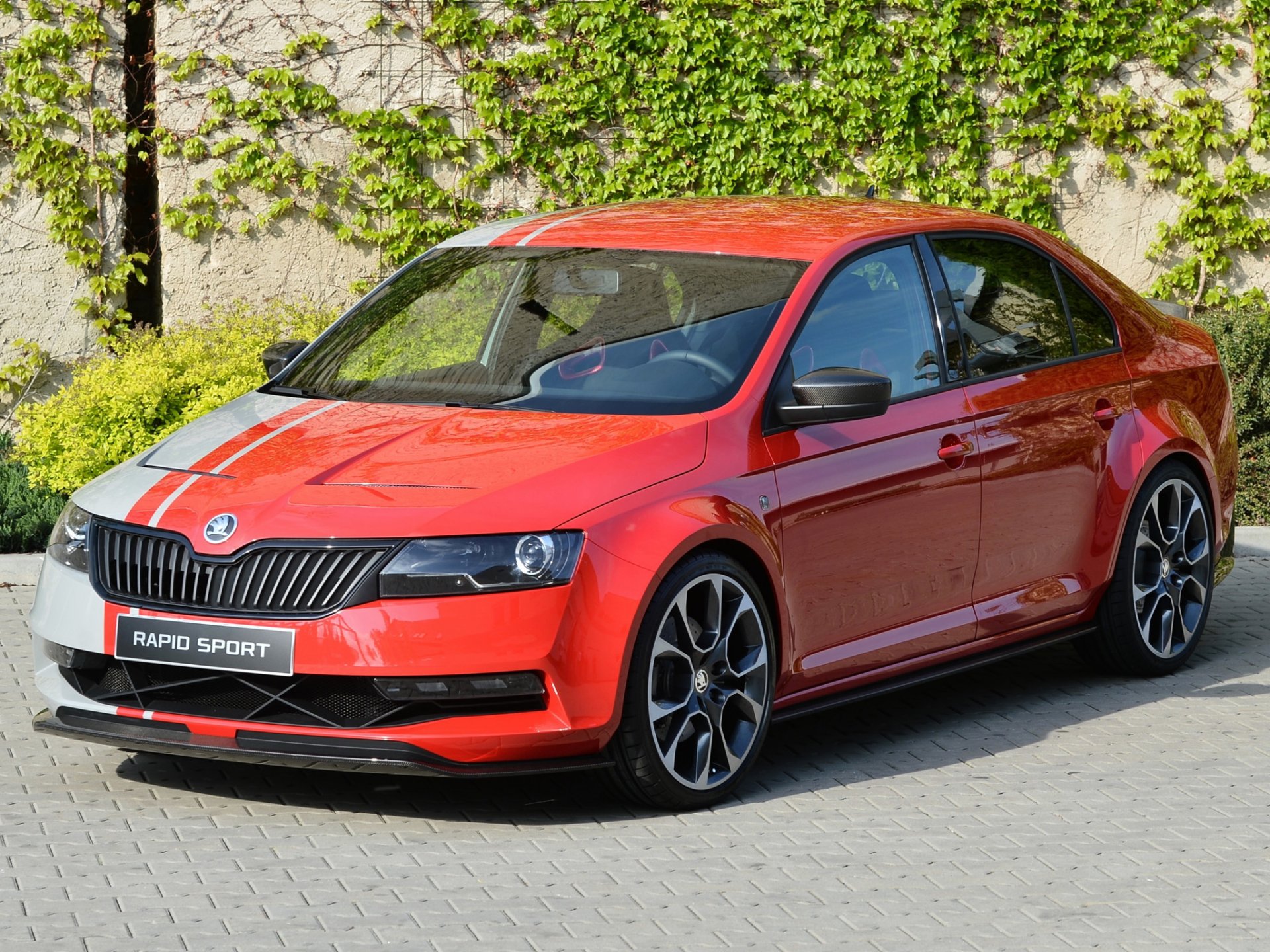 deporte rápido concepto concept car delantero skoda rapid sport