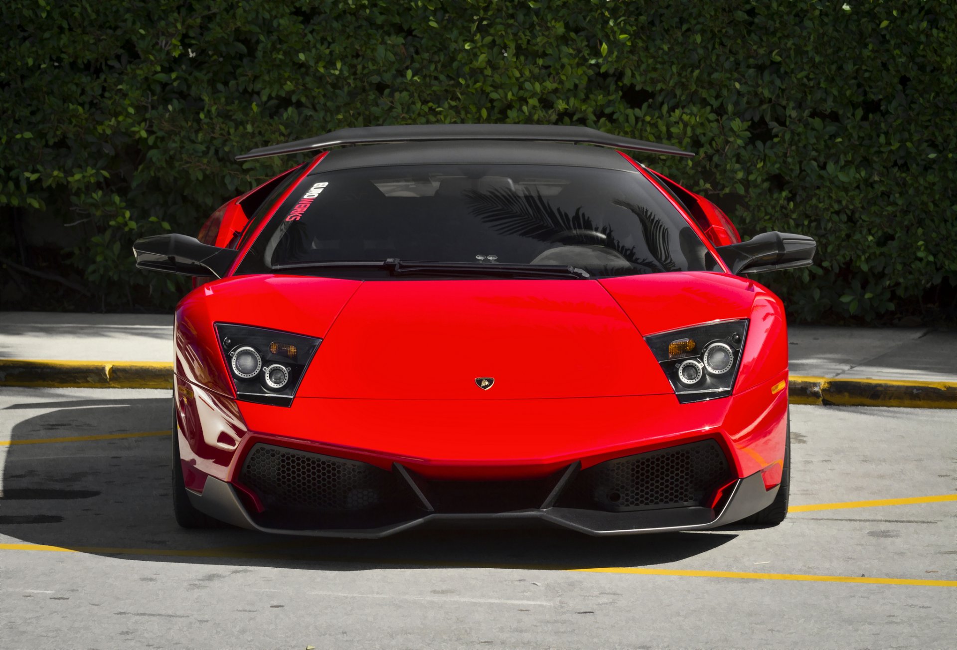 lamborghini murcielago lp670 cv supercar rosso