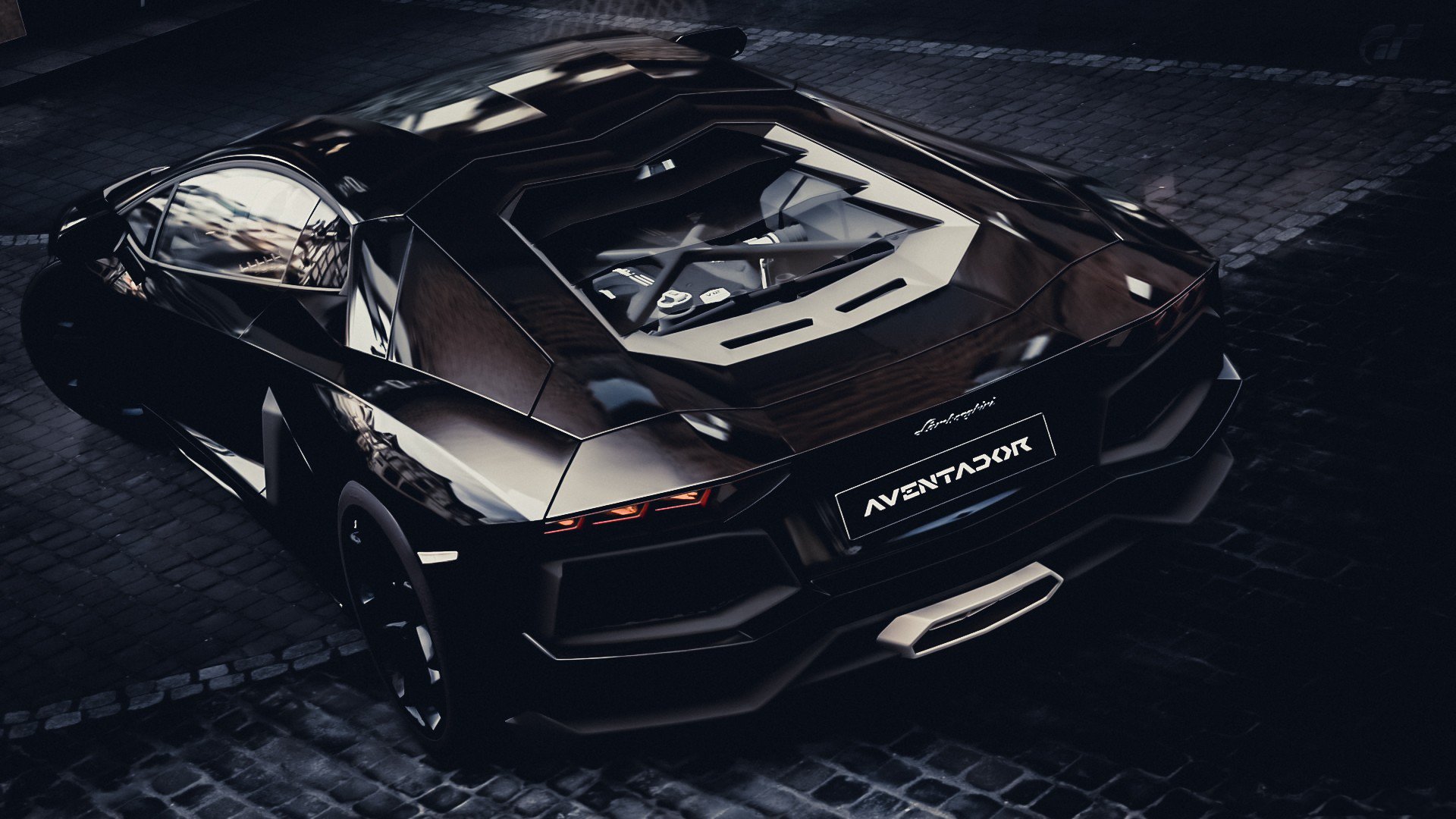 gran turismo 5 gt5 lamborghini aventador lp700-4 lb834 rear