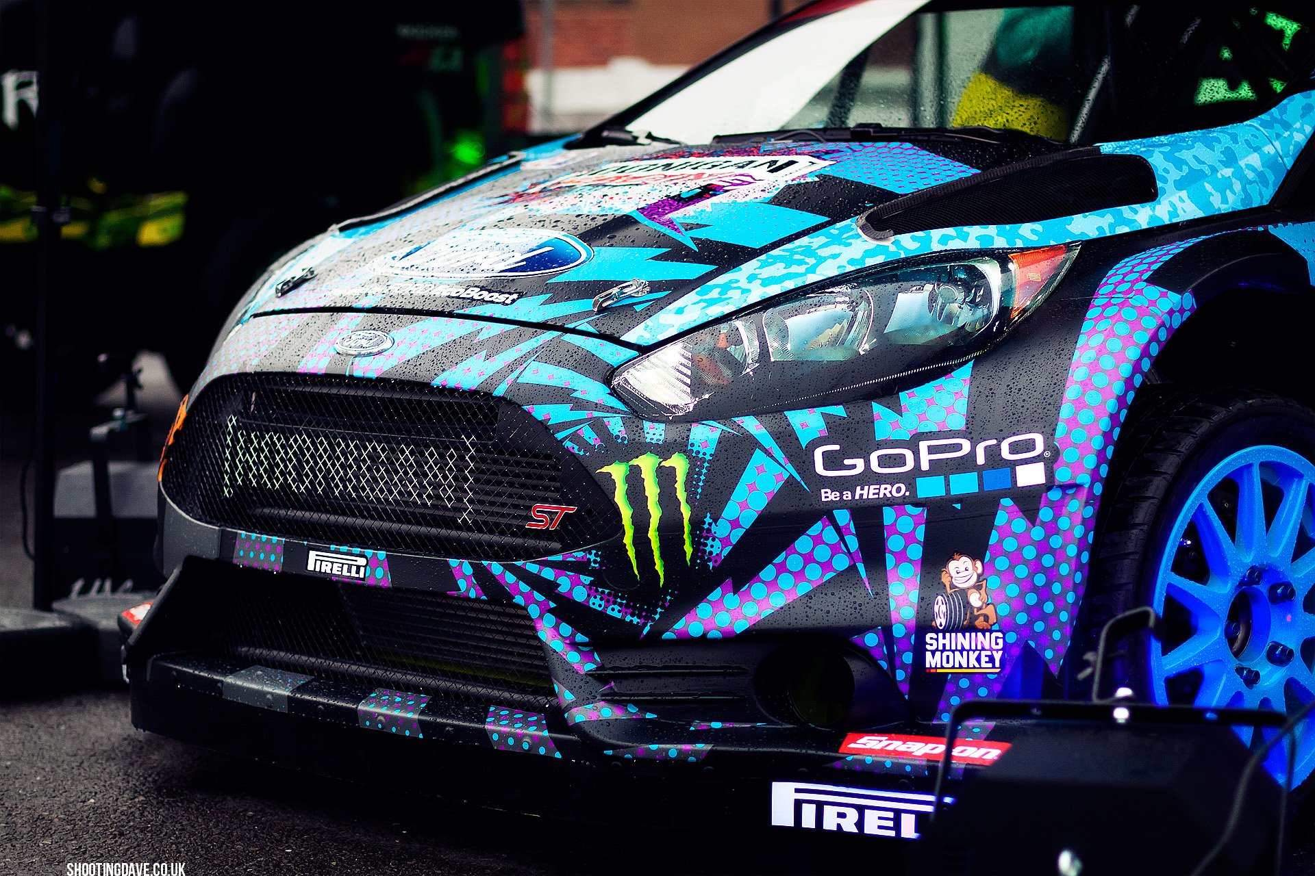 форд fiesta кен блок gopro hoonigan передок