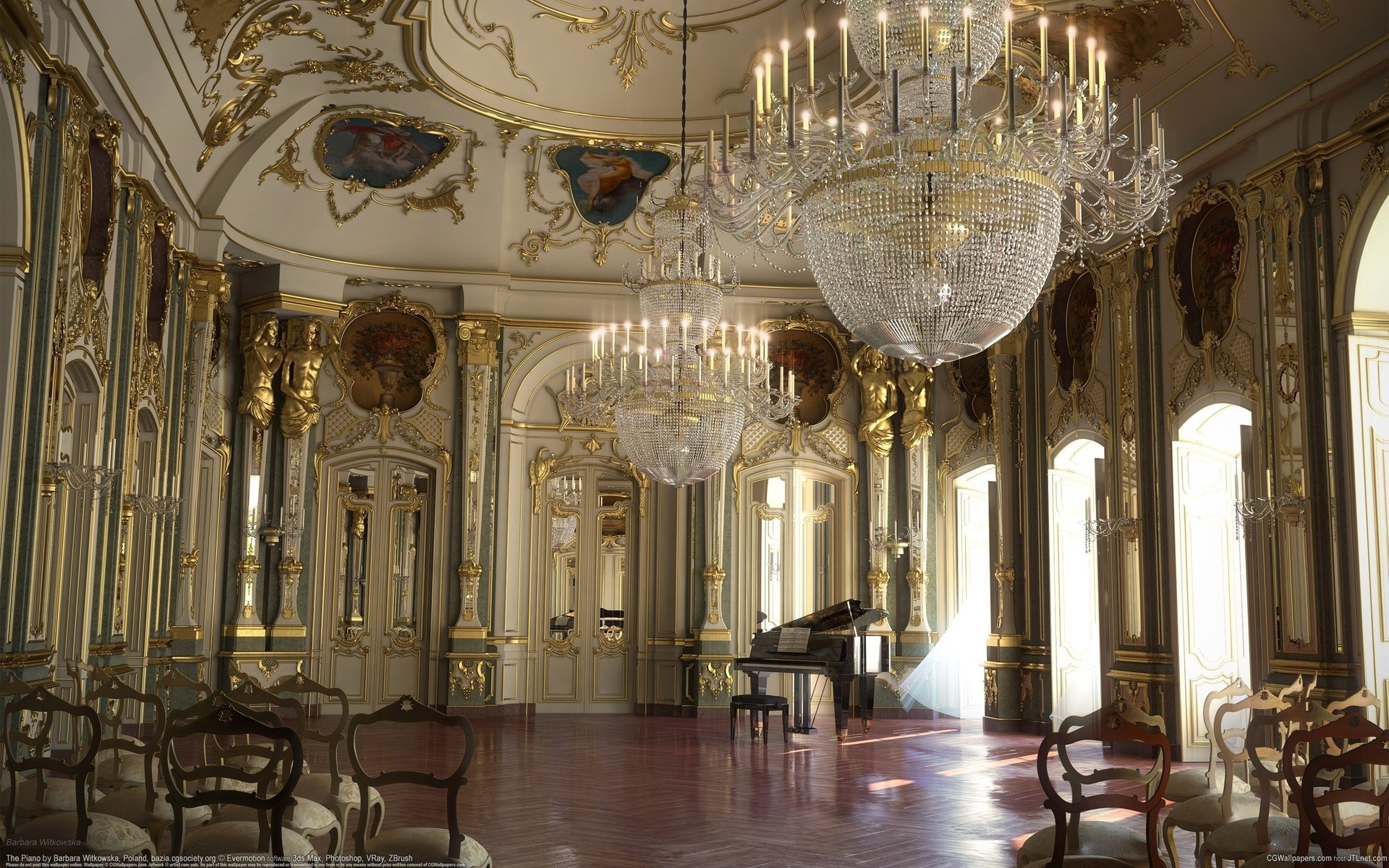 Зал во дворце