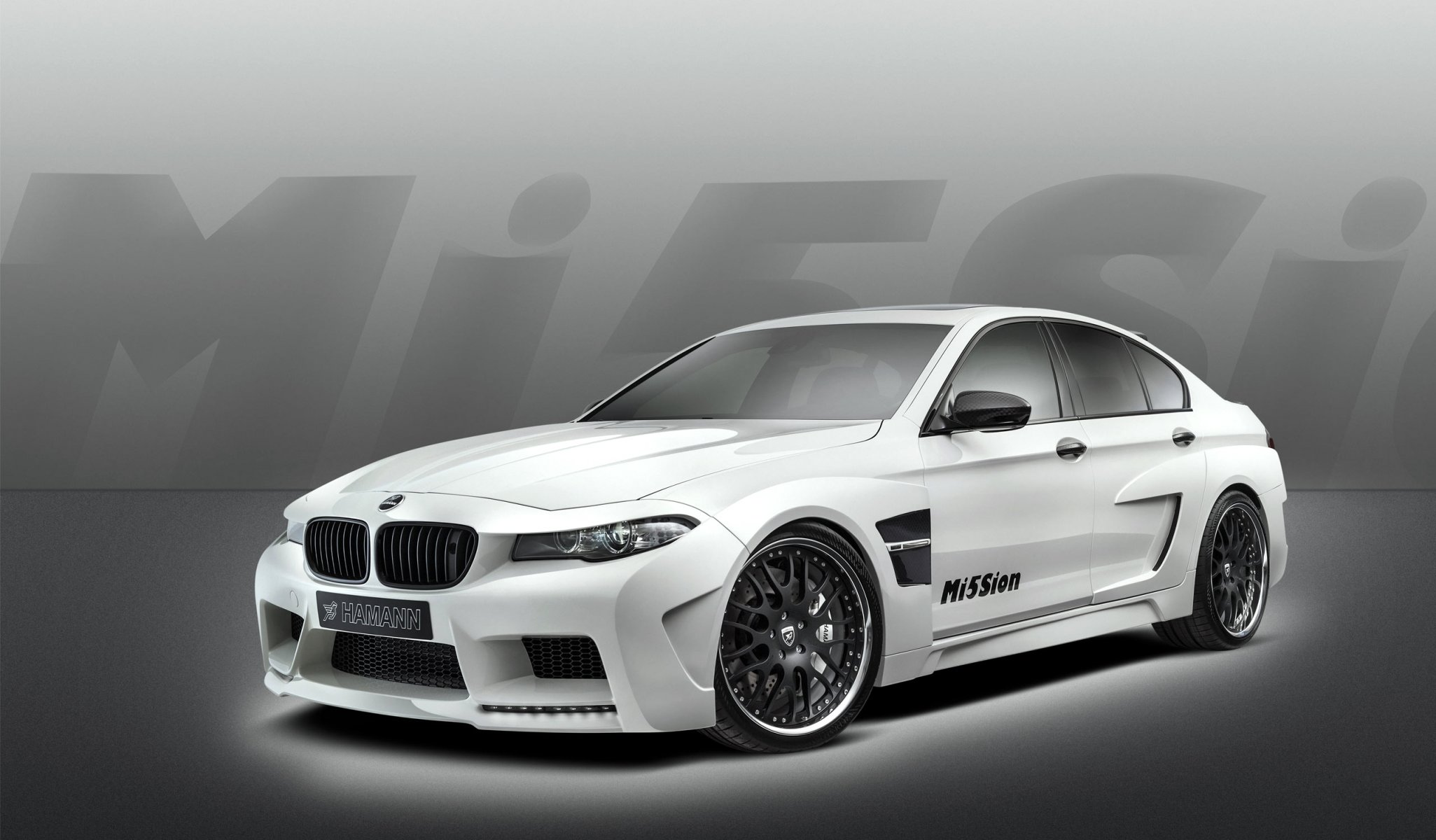 bmw m5 misión hamann auto coche blanco bmw boomer sedán cuerpo tuning