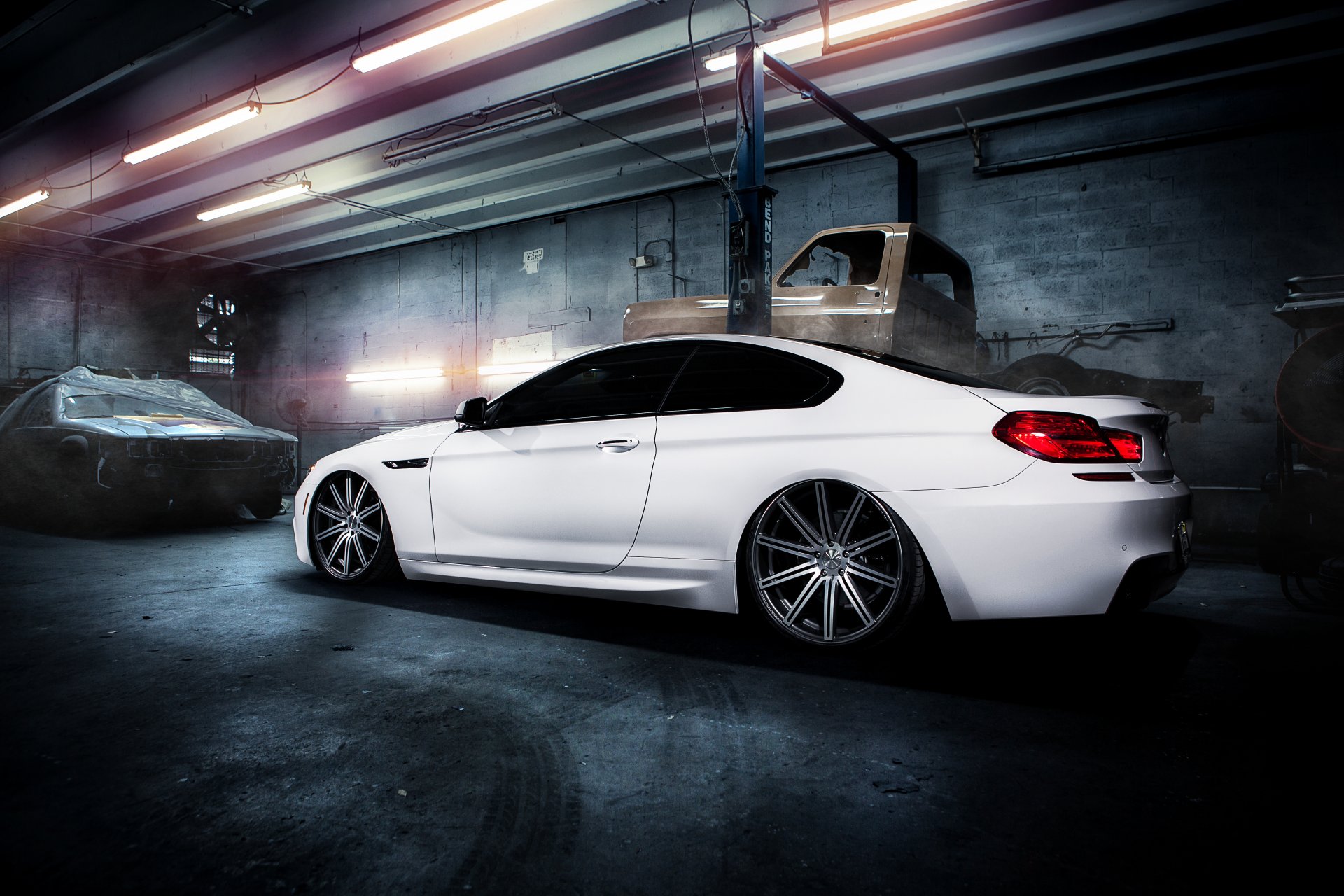 bmw m6 белый бмв м6 белая гараж