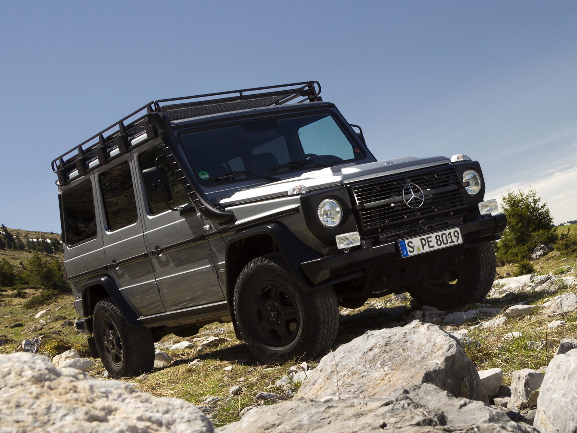 mercedes.benz jeep gelendwagen grau hintergrundbilder deutschland ji300 mb mercedes-benz g300 professionell