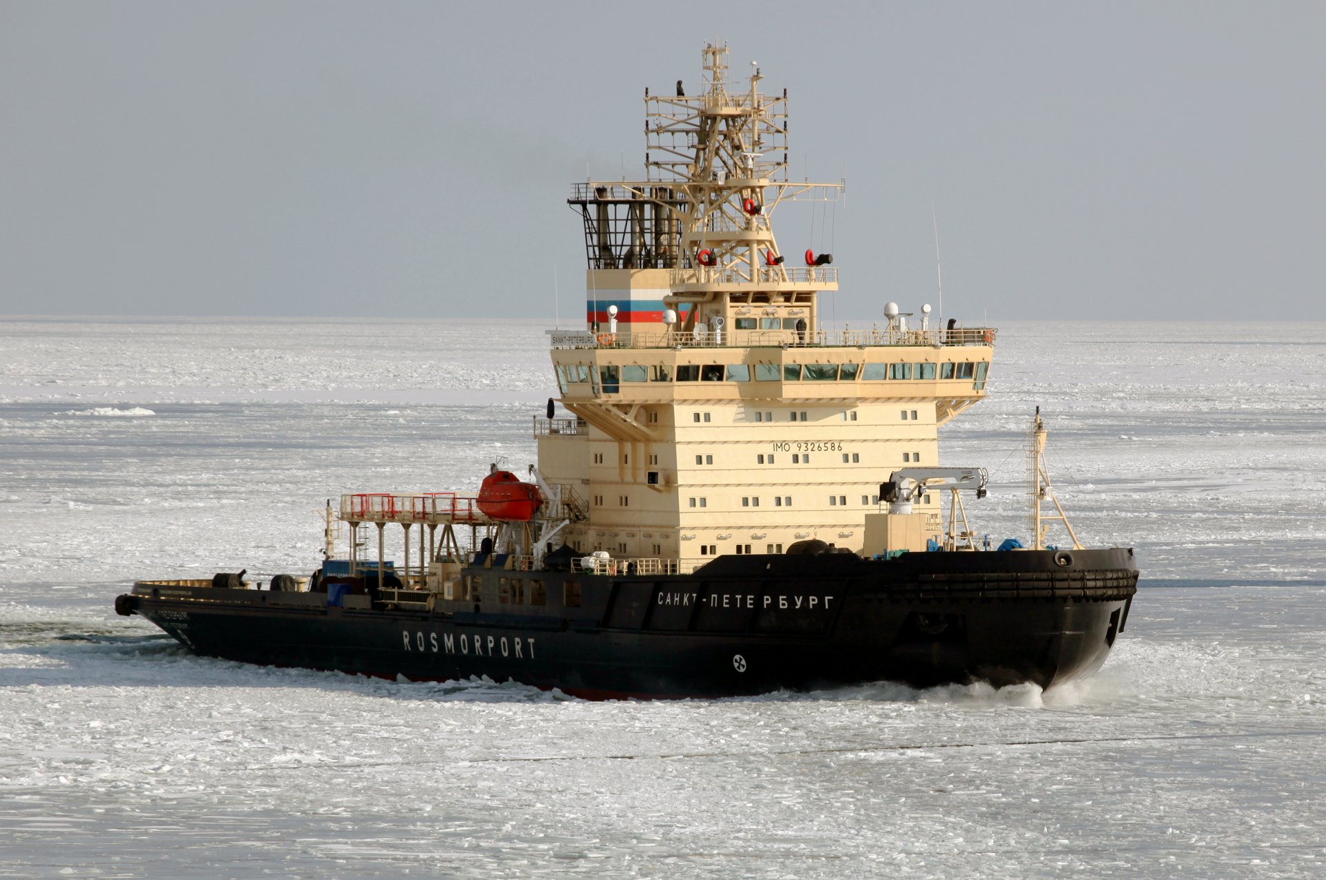 icebreaker saint petersburg ice sea gulf of finland gulf from finland port