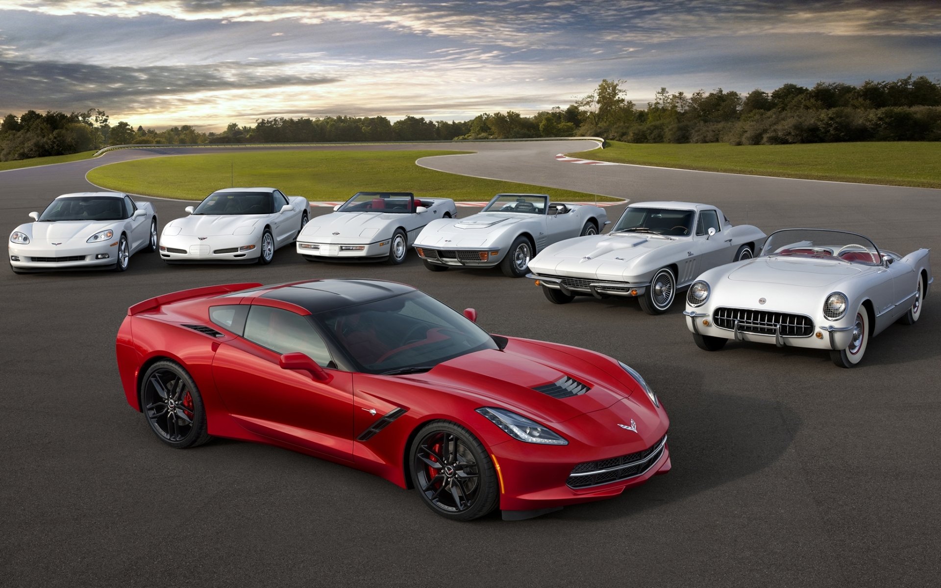 chevrolet corvette stingray c1 c2 c3 c4 c5 c6 c7 chevrolet stingray anteriore evoluzione