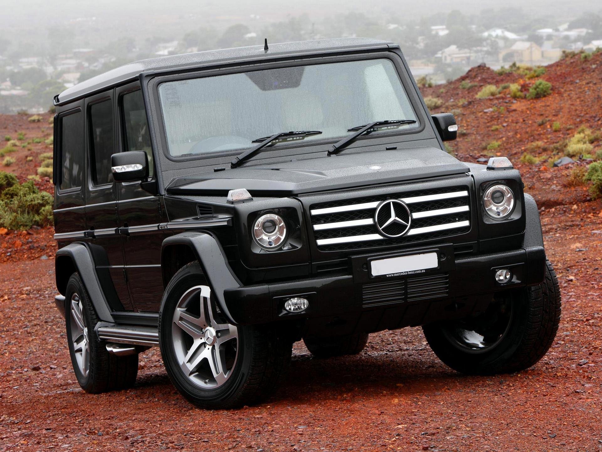 coche papel pintado mercedes benz g55 compresor amg 2012 negro papel pintado mercedes benz g55 amg frente hermoso coche lluvia