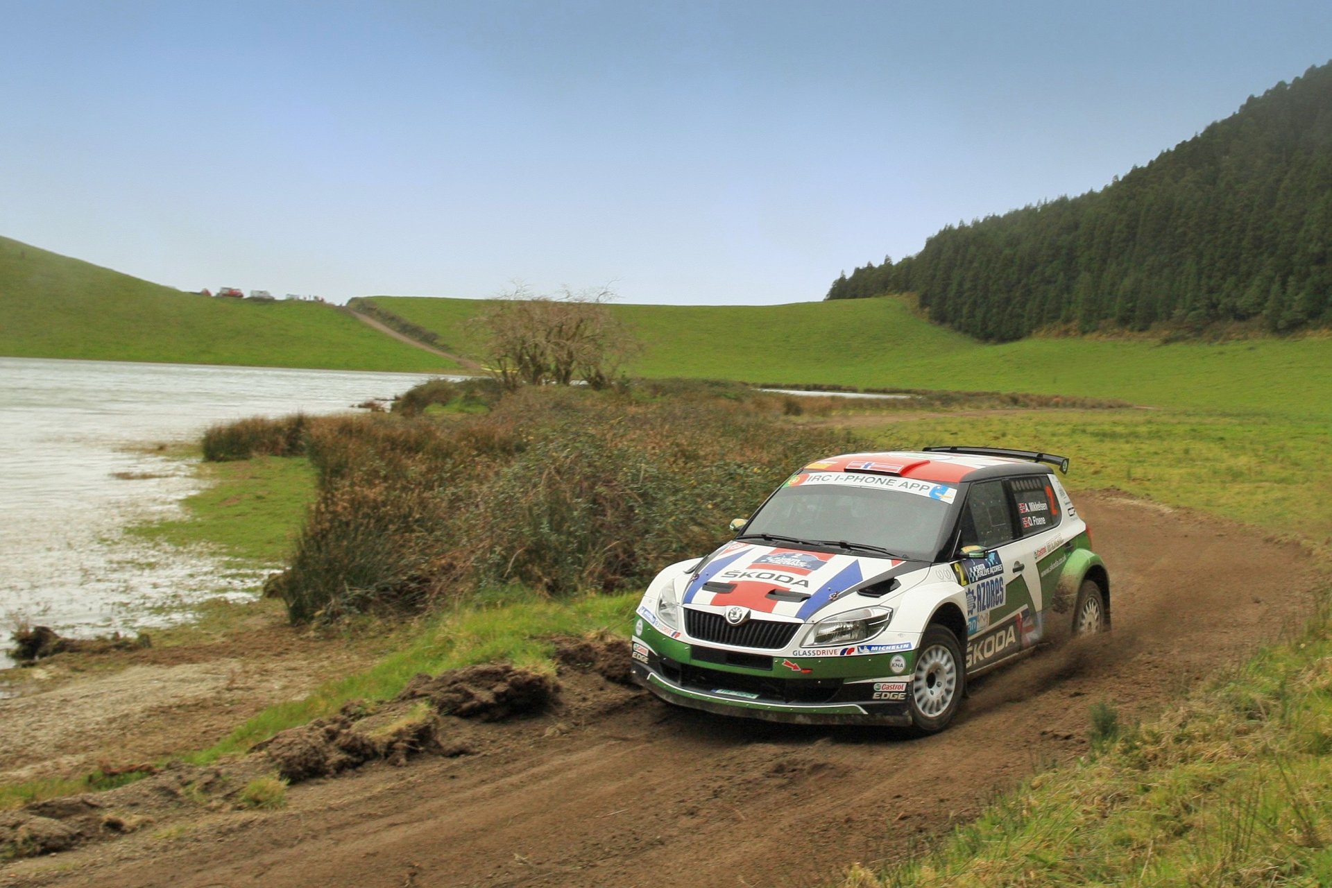 koda fabia rally rally skoda fabia auto deporte carrera