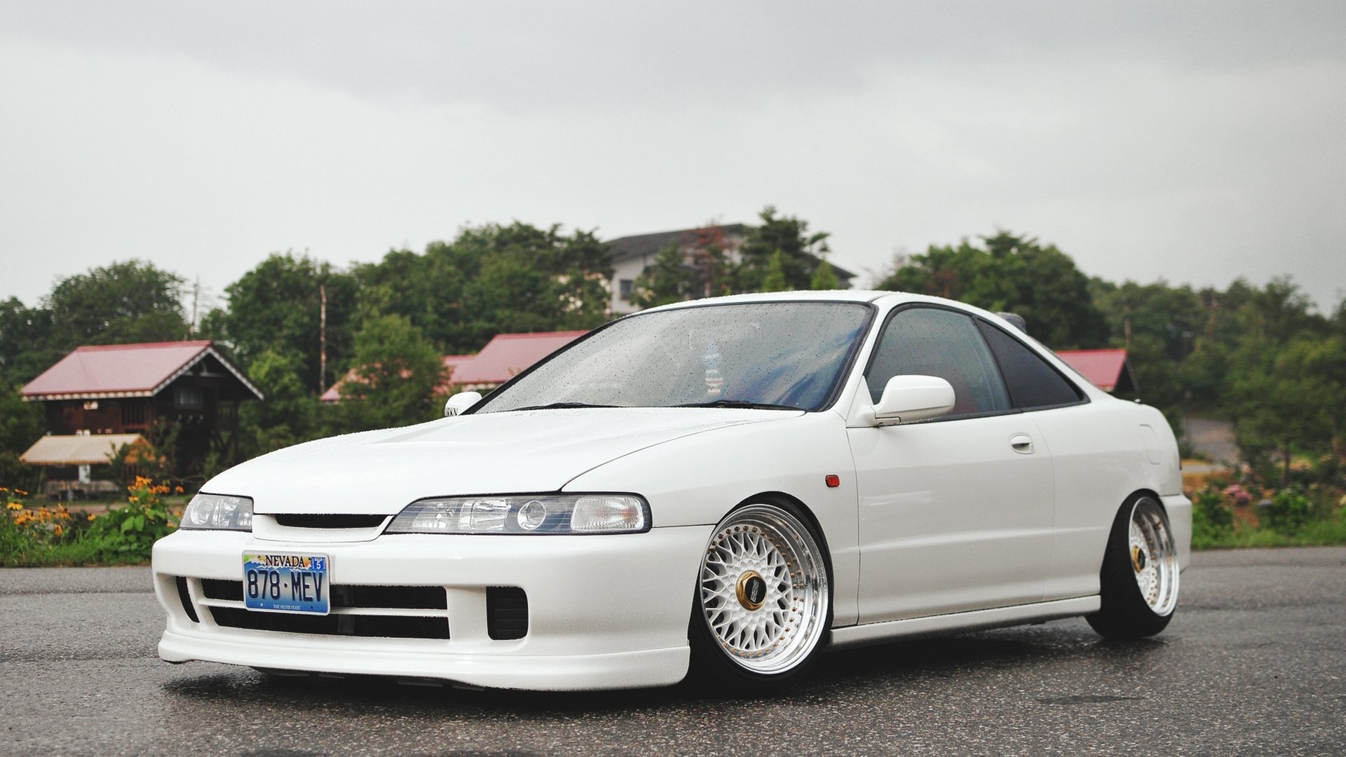 auto tapete honda integra type r tuning weiß position japan automobil tapete honda integra weiß front schön auto