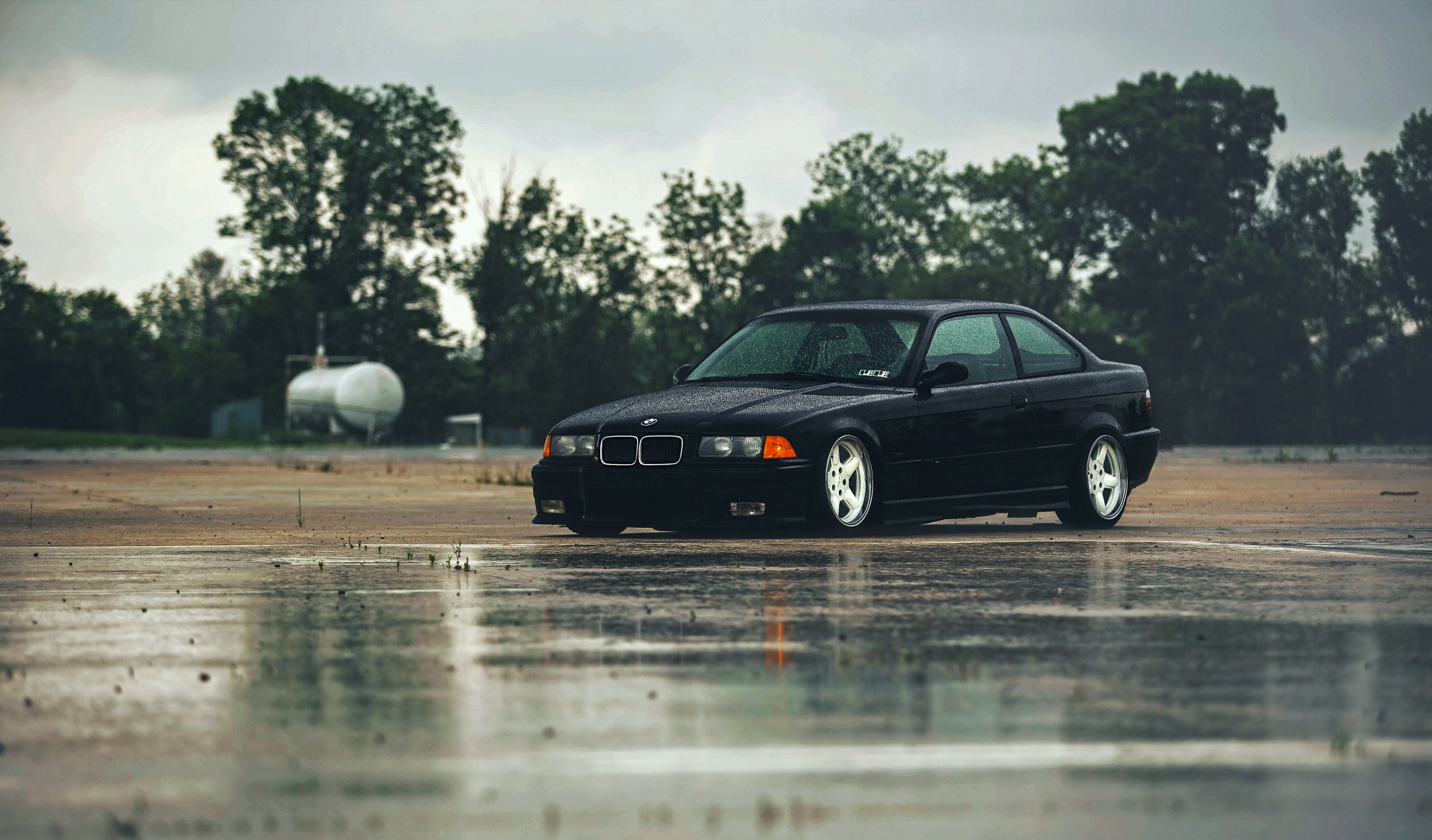 bmw m3 e36 negro bmw negro lluvia