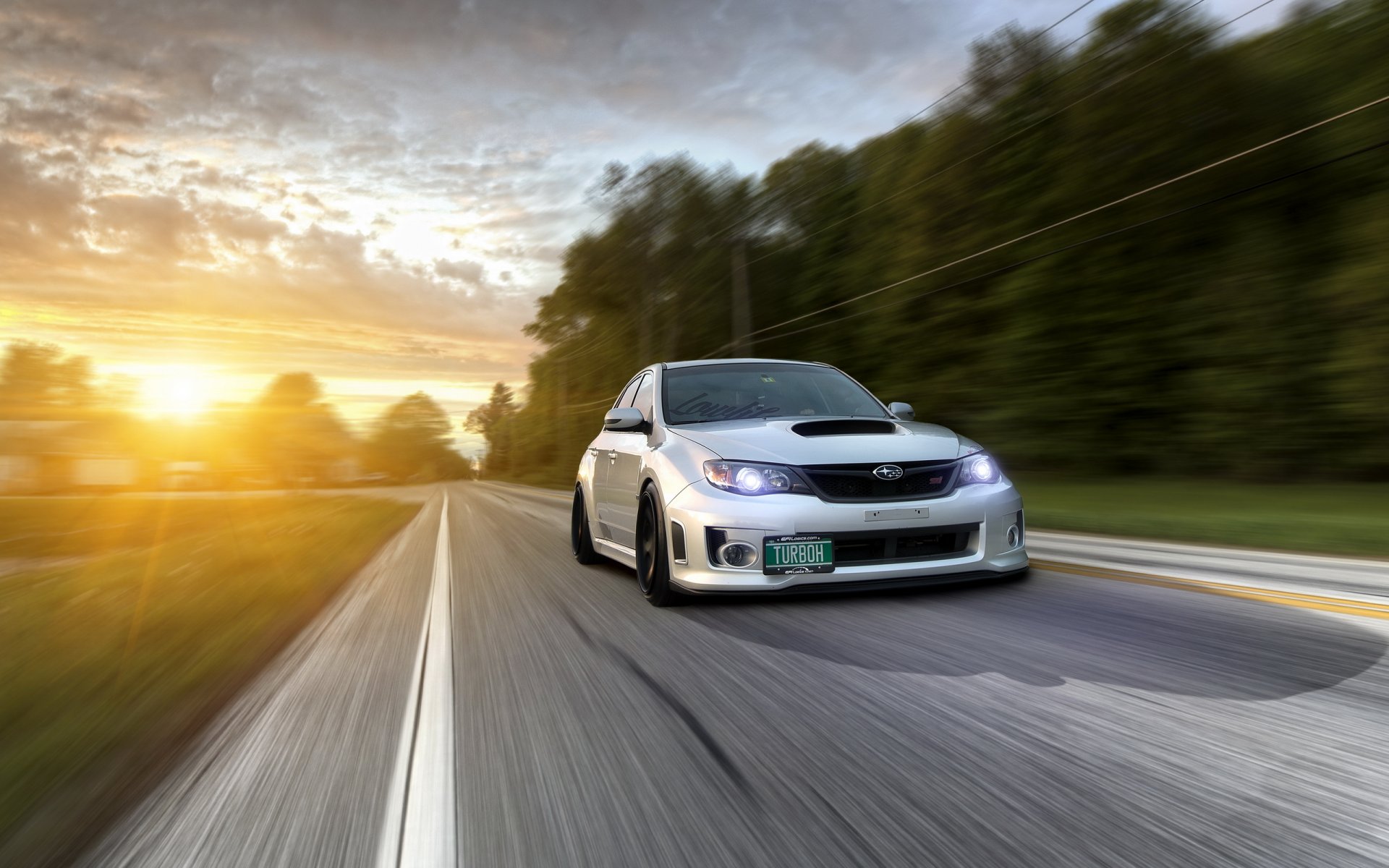 ubaru impreza sti subaru en movimiento coche auto fondos de pantalla