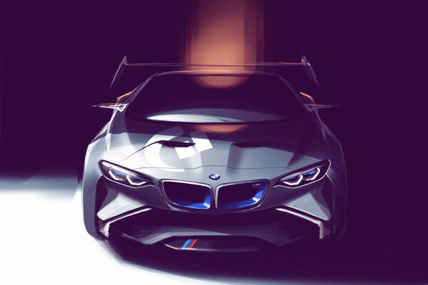 Концепт арт автомобиля BMW