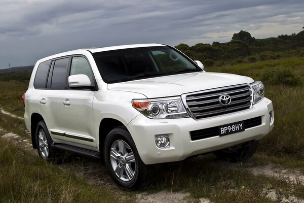 Voiture toyota Land Cruiser hors route