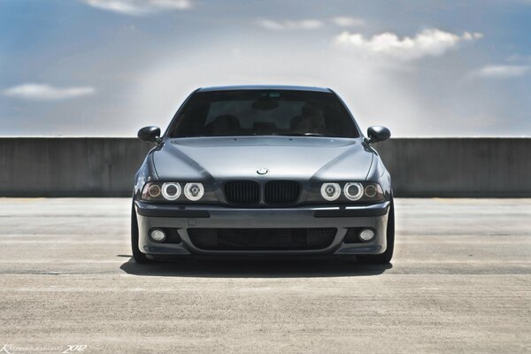 BMW m5 car front view