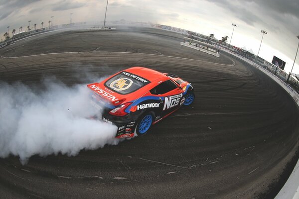 Nissan drift racing car