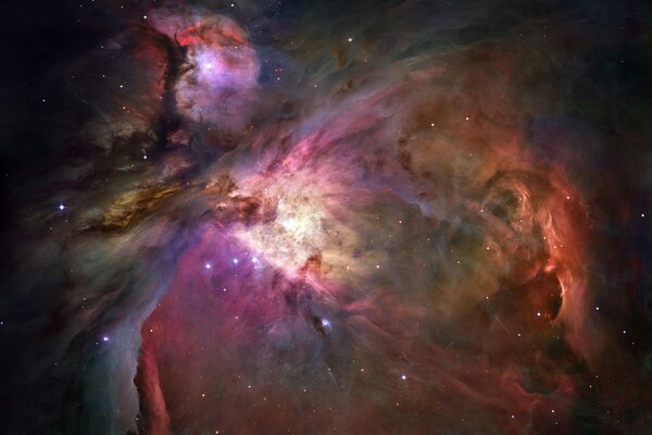 The constellation orion nebula is beautiful