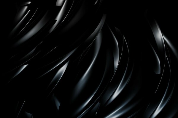 Imagen de abstracción de tela negra