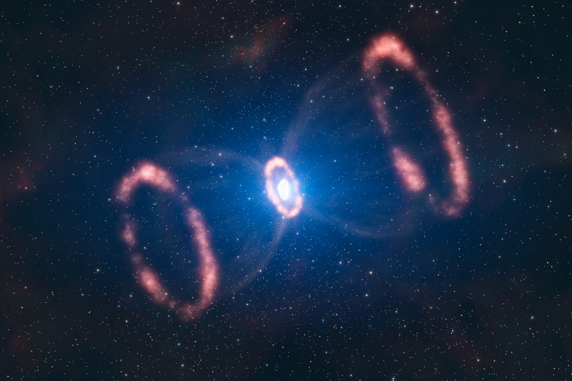 neutronenstern ringe raum pulsar