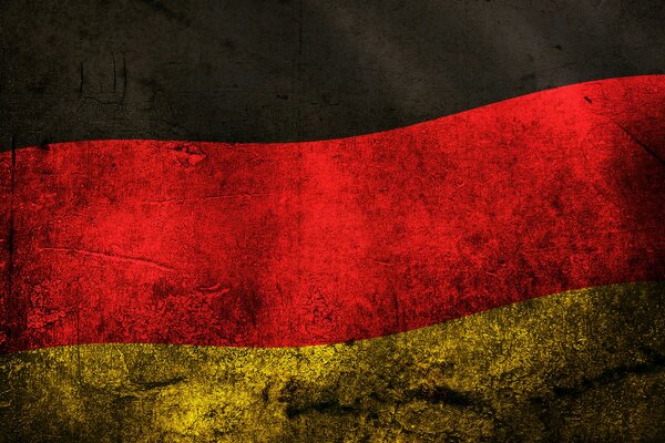 Flag colors of Germany beauty