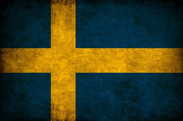 Bandiera Svezia colori combinati