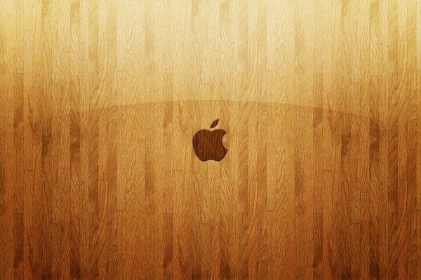 Appele logo on a wooden background