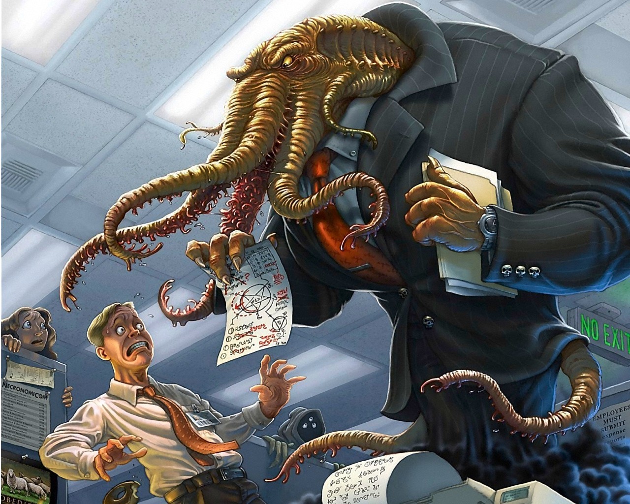 cthulhu office head