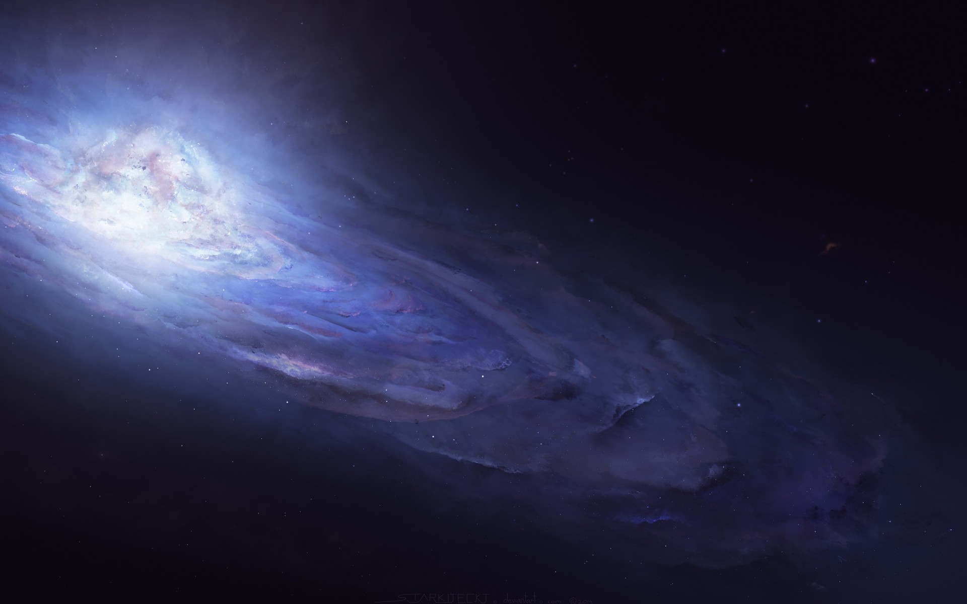 raum zeichnung andromeda