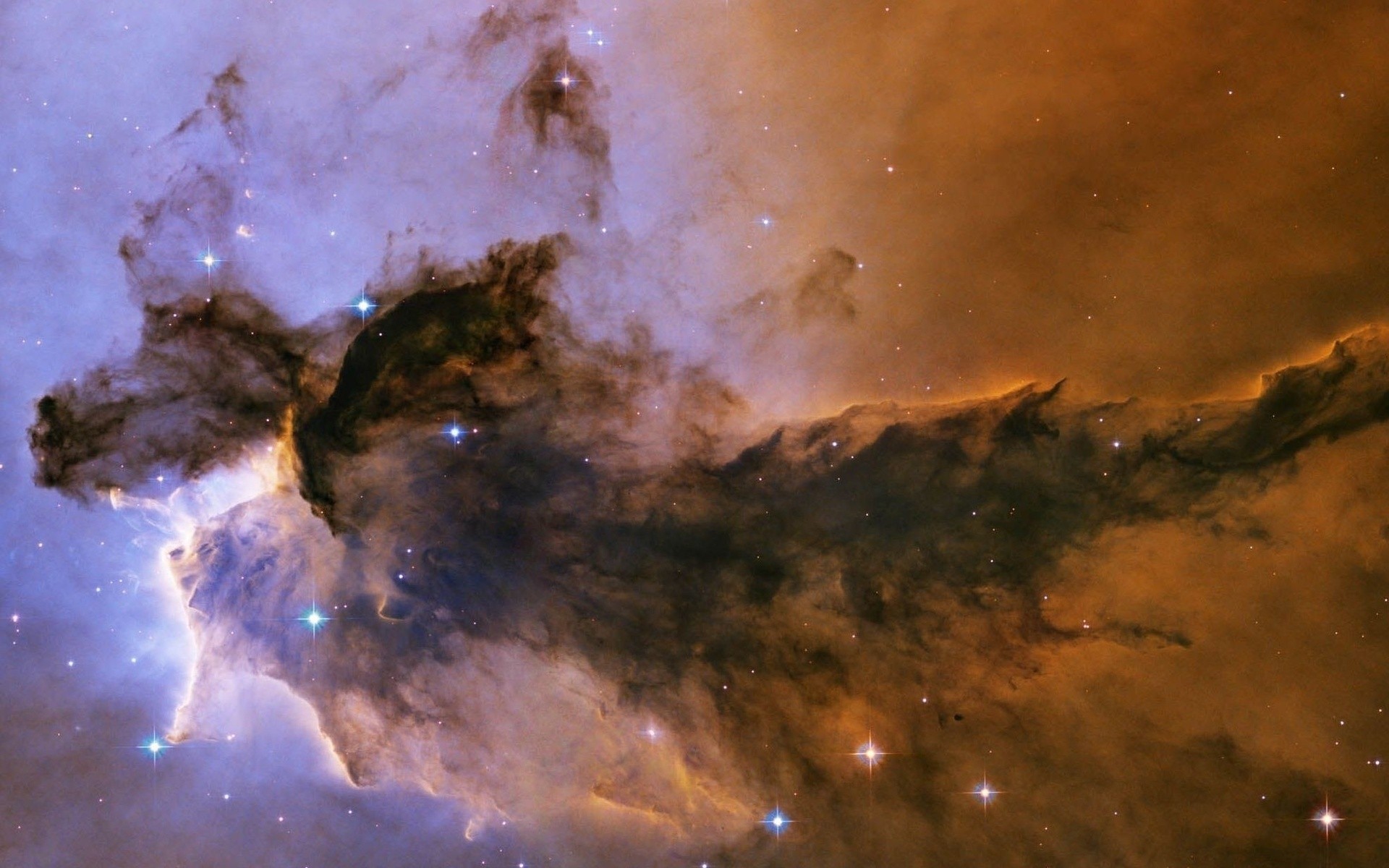 hubble aigle nébuleuse