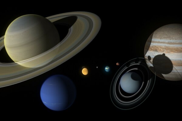 Wszystkie planety Układu Słonecznego