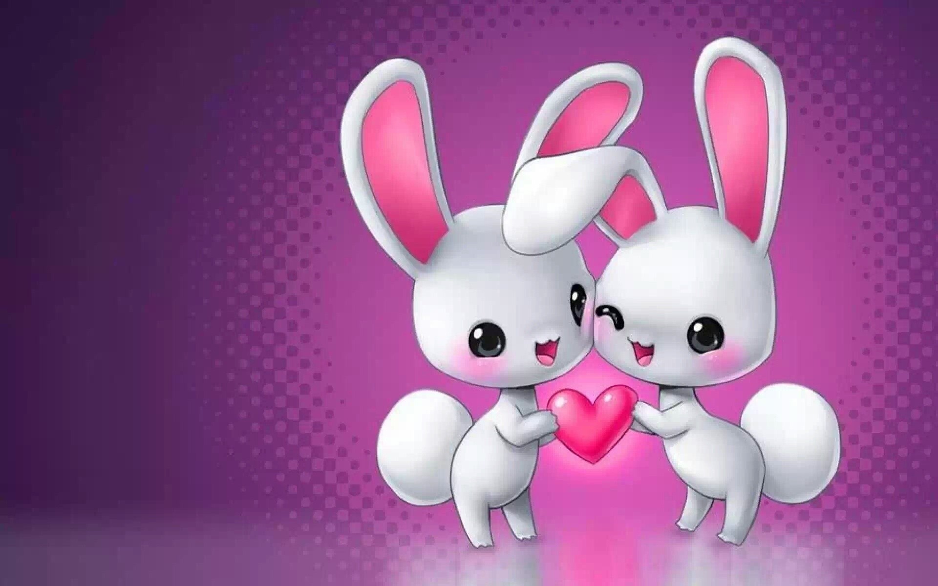 lapins amour coeur