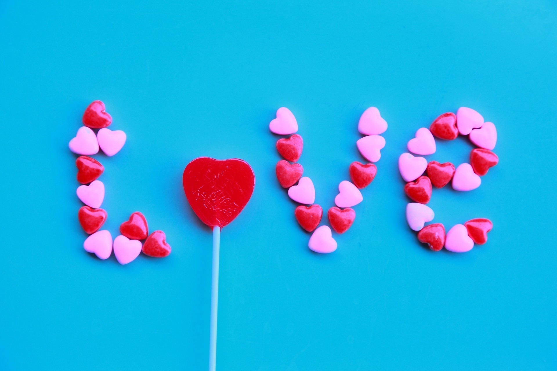 lettere caramelle amore blu cuore rosa parole