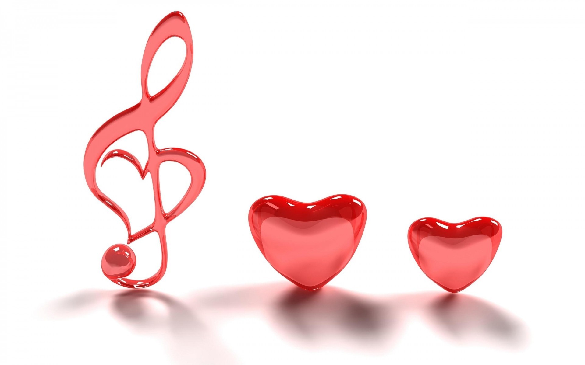 coeur saint valentin fond blanc graphiques 3d